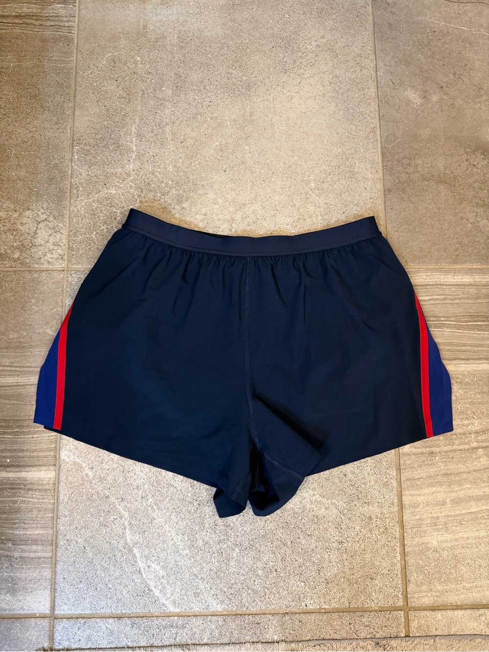lululemon high rise split shorts stripe